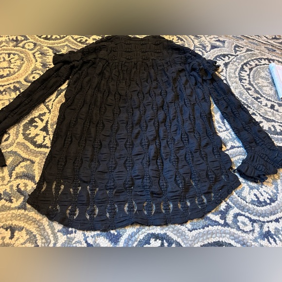Free People Black Lace Top - Picture 5 of 5